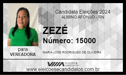 Candidato ZEZÉ 2024 - ALMINO AFONSO - Eleições