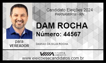 Candidato DAM ROCHA 2024 - PARNAMIRIM - Eleições