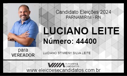 Candidato LUCIANO LEITE 2024 - PARNAMIRIM - Eleições