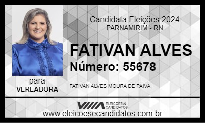 Candidato FATIVAN ALVES 2024 - PARNAMIRIM - Eleições