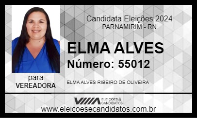 Candidato ELMA ALVES 2024 - PARNAMIRIM - Eleições