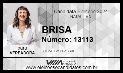 Candidato BRISA 2024 - NATAL - Eleições