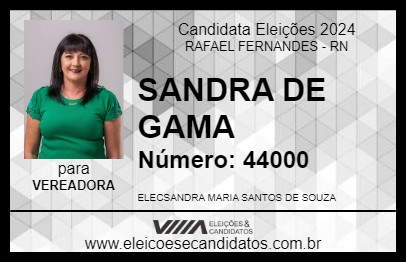 Candidato SANDRA DE GAMA 2024 - RAFAEL FERNANDES - Eleições