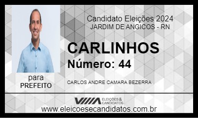 Candidato CARLINHOS 2024 - JARDIM DE ANGICOS - Eleições