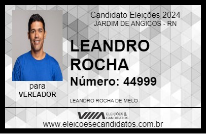 Candidato LEANDRO ROCHA 2024 - JARDIM DE ANGICOS - Eleições