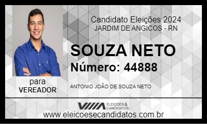 Candidato SOUZA NETO 2024 - JARDIM DE ANGICOS - Eleições