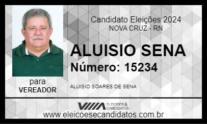 Candidato ALUISIO SENA 2024 - NOVA CRUZ - Eleições