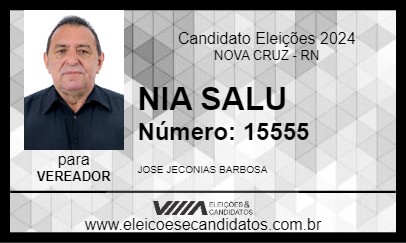 Candidato NIA SALU 2024 - NOVA CRUZ - Eleições