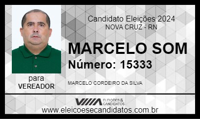 Candidato MARCELO SOM 2024 - NOVA CRUZ - Eleições