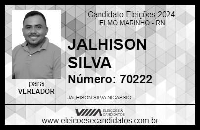 Candidato JALHISON SILVA 2024 - IELMO MARINHO - Eleições