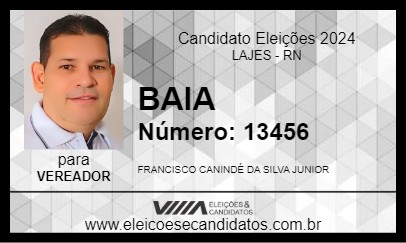 Candidato BAIA 2024 - LAJES - Eleições