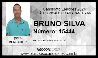 Candidato BRUNO SILVA 2024 - SÃO GONÇALO DO AMARANTE - Eleições