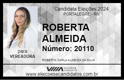 Candidato ROBERTA ALMEIDA 2024 - PORTALEGRE - Eleições