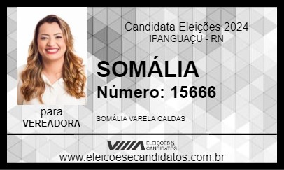 Candidato SOMÁLIA 2024 - IPANGUAÇU - Eleições