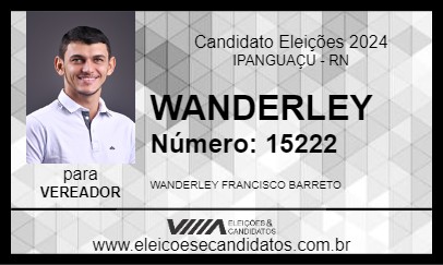 Candidato WANDERLEY 2024 - IPANGUAÇU - Eleições