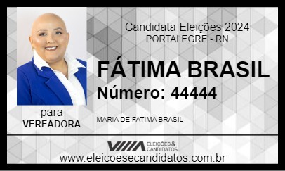 Candidato FÁTIMA BRASIL 2024 - PORTALEGRE - Eleições