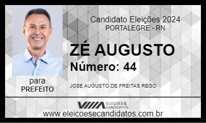 Candidato ZÉ AUGUSTO 2024 - PORTALEGRE - Eleições