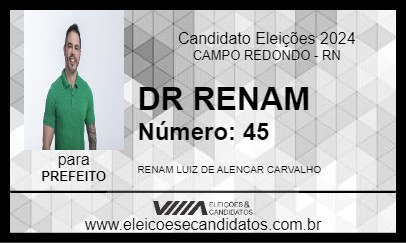 Candidato DR RENAM 2024 - CAMPO REDONDO - Eleições