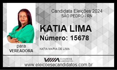 Candidato KATIA LIMA 2024 - SÃO PEDRO - Eleições