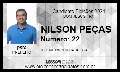 Candidato NILSON PEÇAS 2024 - BOM JESUS - Eleições