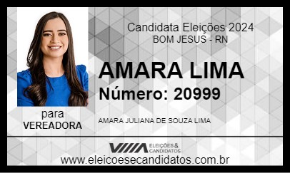 Candidato AMARA LIMA 2024 - BOM JESUS - Eleições