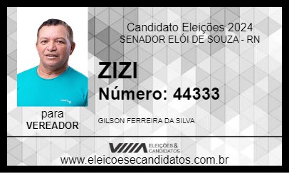 Candidato ZIZI 2024 - SENADOR ELÓI DE SOUZA - Eleições