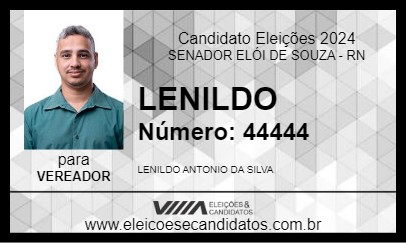 Candidato LENILDO 2024 - SENADOR ELÓI DE SOUZA - Eleições