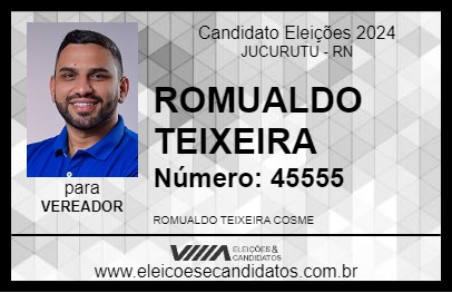 Candidato ROMUALDO TEIXEIRA 2024 - JUCURUTU - Eleições