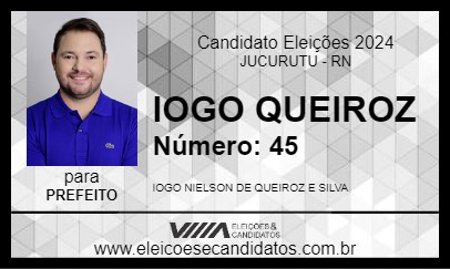 Candidato IOGO QUEIROZ 2024 - JUCURUTU - Eleições