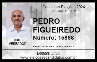 Candidato PEDRO FIGUEIREDO 2024 - JUCURUTU - Eleições