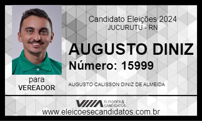 Candidato AUGUSTO DINIZ 2024 - JUCURUTU - Eleições