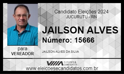 Candidato JAILSON ALVES 2024 - JUCURUTU - Eleições