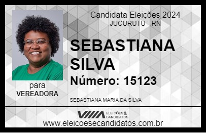 Candidato SEBASTIANA SILVA 2024 - JUCURUTU - Eleições