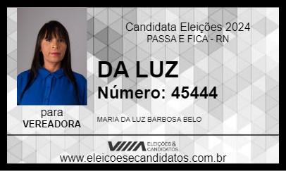 Candidato DA LUZ 2024 - PASSA E FICA - Eleições