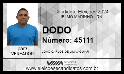 Candidato DODO 2024 - IELMO MARINHO - Eleições