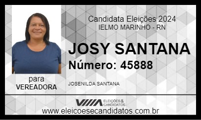 Candidato JOSY SANTANA 2024 - IELMO MARINHO - Eleições