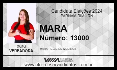 Candidato MARA 2024 - PARNAMIRIM - Eleições