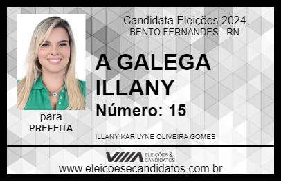 Candidato A GALEGA ILLANY 2024 - BENTO FERNANDES - Eleições