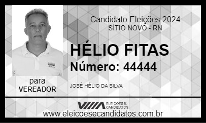 Candidato HÉLIO FITAS 2024 - SÍTIO NOVO - Eleições