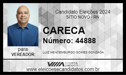 Candidato CARECA 2024 - SÍTIO NOVO - Eleições