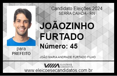 Candidato JOÃOZINHO FURTADO 2024 - SERRA CAIADA - Eleições