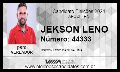 Candidato JEKSON LENO 2024 - APODI - Eleições