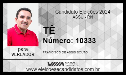 Candidato TÊ 2024 - ASSÚ - Eleições