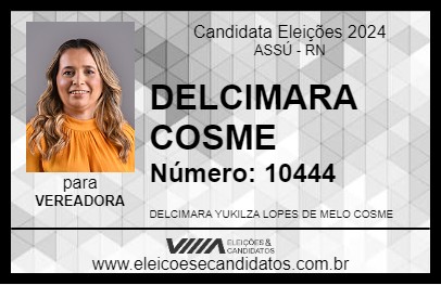 Candidato DELCIMARA COSME 2024 - ASSÚ - Eleições