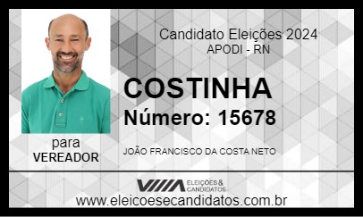 Candidato COSTINHA 2024 - APODI - Eleições