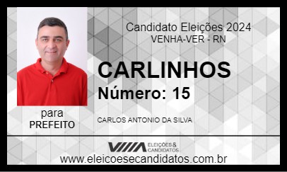 Candidato CARLINHOS 2024 - VENHA-VER - Eleições