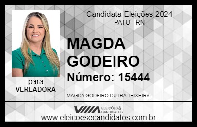 Candidato MAGDA GODEIRO 2024 - PATU - Eleições