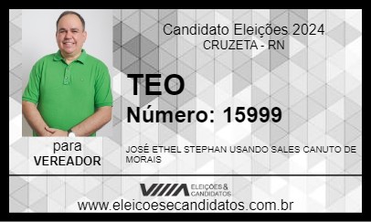 Candidato TEO 2024 - CRUZETA - Eleições