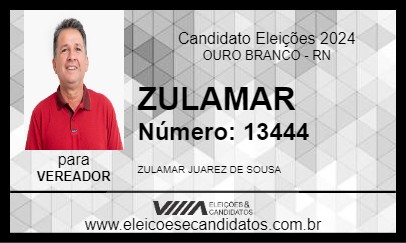 Candidato ZULAMAR 2024 - OURO BRANCO - Eleições