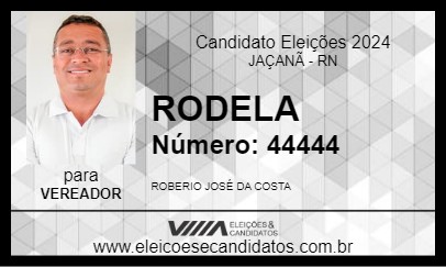 Candidato RODELA 2024 - JAÇANÃ - Eleições